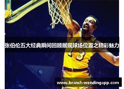 张伯伦五大经典瞬间回顾展现球场位置之精彩魅力