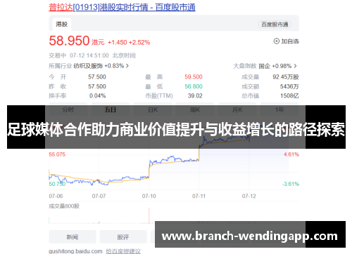 足球媒体合作助力商业价值提升与收益增长的路径探索